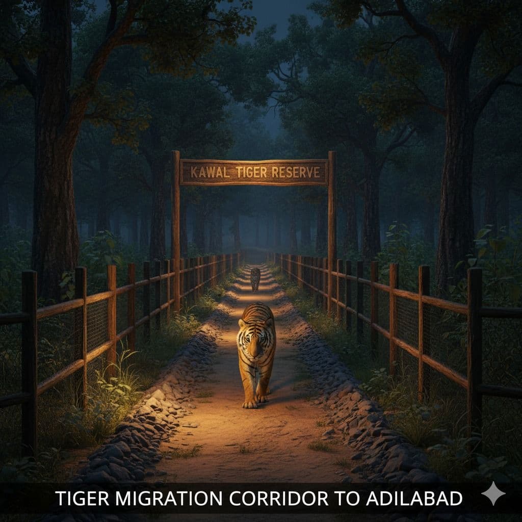 New Tiger Corridor To Kawal Planned By Forest Department